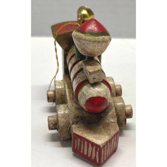 Enesco Train Engine Christmas Tree Ornament 4.5" Tall Vintage - Picture 2 of 9